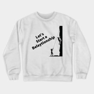 Belaying Climbers Crewneck Sweatshirt